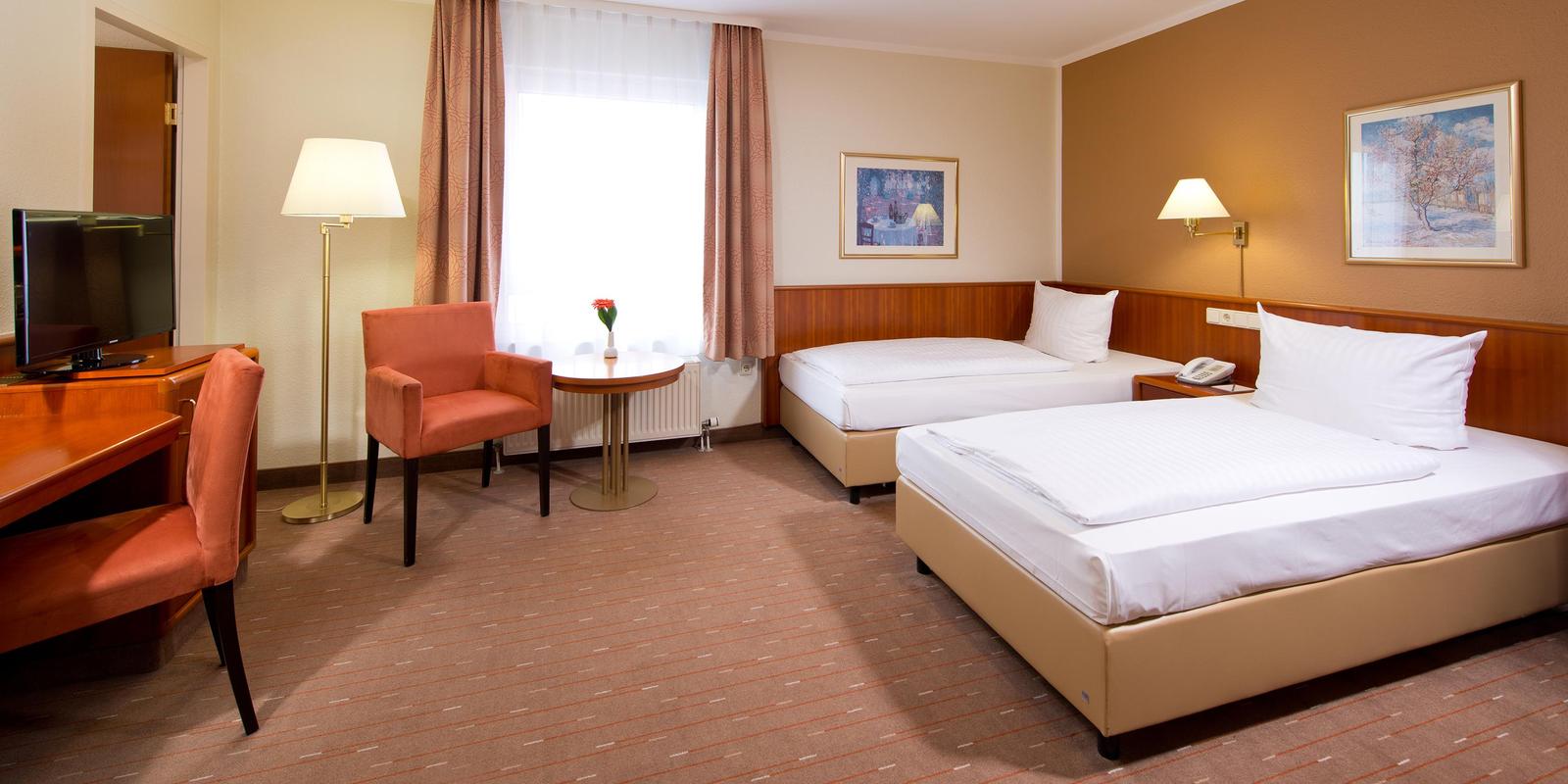 Superior Zimmer ACHAT Hotel Schwarzheide Lausitz Einzelbetten